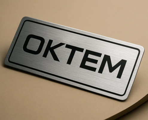 Metal Etiket Üretimi OKTEM endüstriyel çözümler ve inovasyon