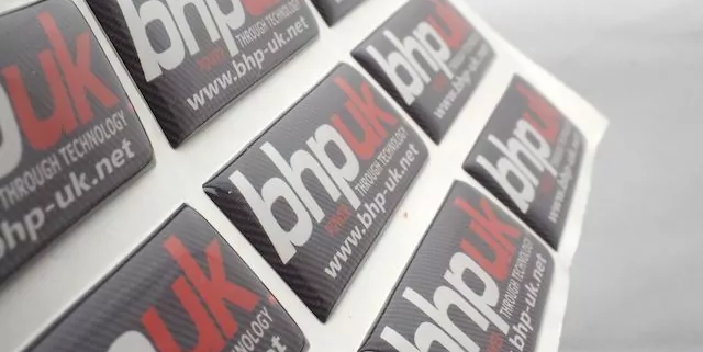 Dikdörtgen damla sticker baskı üretimi